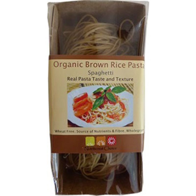 Organic Brown Rice Pasta 180g by NUTRITIONIST CHOICE